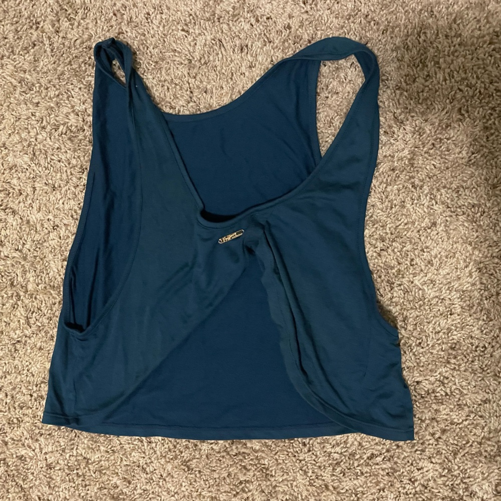 Buffbunny Secret Garden Teal Crop Tank Size S, gently worn a few times 💙